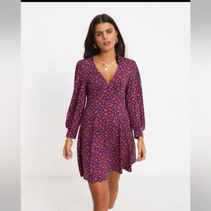 ASOS Purple floral dress